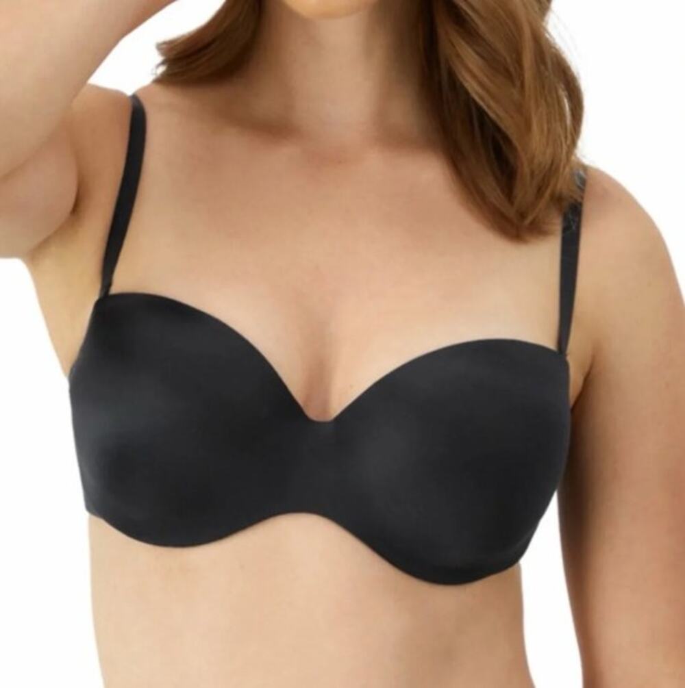Maidenform DM9472 Convertible Demi Underwire Bra Sz 42D Black EUC